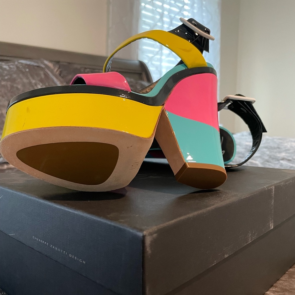 Giuseppe Zanotti Size 40 1/2 Multi Color - image 4